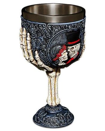 Skeleton Lovers Goblet - 13.5 oz.