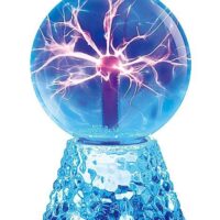 Sound Activated Blue Plasma Ball – 8 Inch