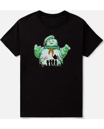 Stay Puft Battle T Shirt - Ghostbusters