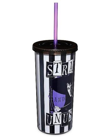 Strange and Unusual Cup with Straw - Beetlejuice