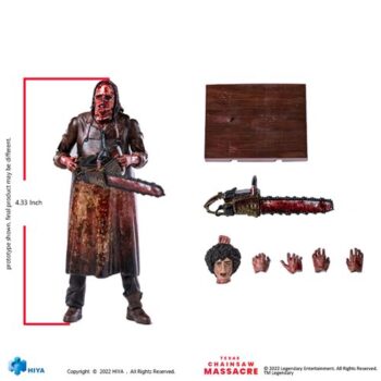 Texas Chainsaw Massacre 2022 Leatherface Slaughter Exquisite Mini 1:18 Scale Action Figure - Previews Exclusive