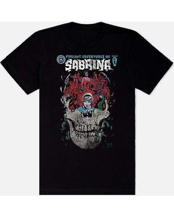 The Chilling Adventures of Sabrina Skull T Shirt