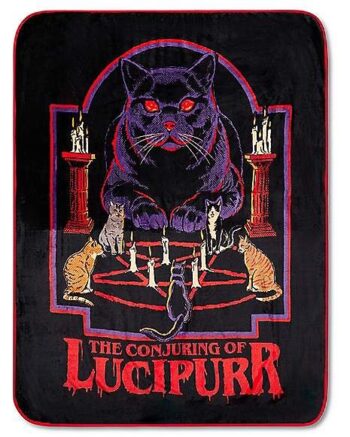 The Conjuring of Lucipurr Fleece Blanket - Steven Rhodes