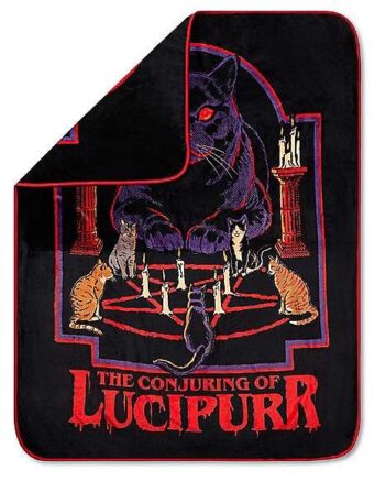 The Conjuring of Lucipurr Fleece Blanket - Steven Rhodes