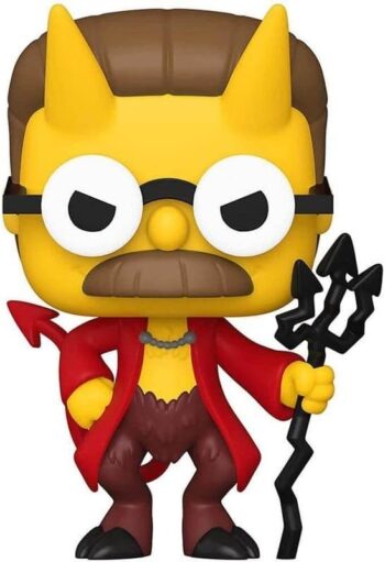 Funko Pop! Animation: The Simpsons - Devil Flanders, Glow in The Dark, Amazon Exclusive