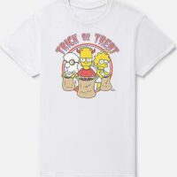 Trick or Treat Trio T Shirt - The Simpsons