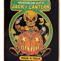 Trick 'r Treat Jack-o-Lantern Fleece Blanket - Trick 'r Treat