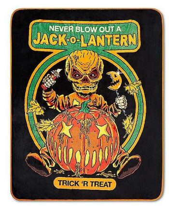 Trick 'r Treat Jack-o-Lantern Fleece Blanket - Trick 'r Treat