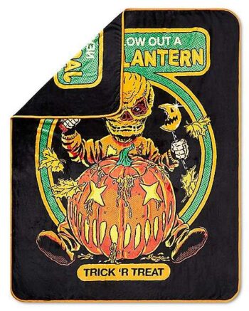 Trick 'r Treat Jack-o-Lantern Fleece Blanket - Trick 'r Treat