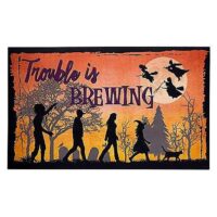 Trouble is Brewing Doormat - Hocus Pocus