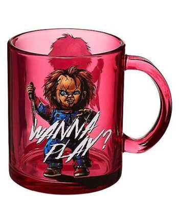 Wanna Play Glass Coffee Mug 17.5 oz. - Child's Play