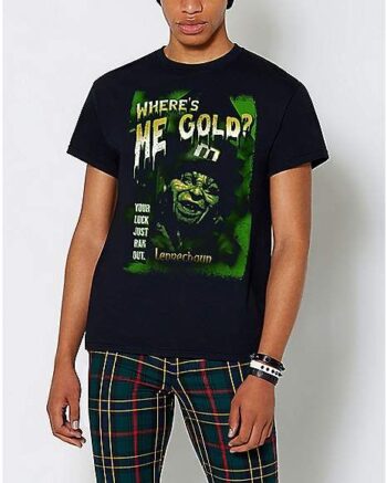 Where's Me Gold T Shirt - Leprechaun