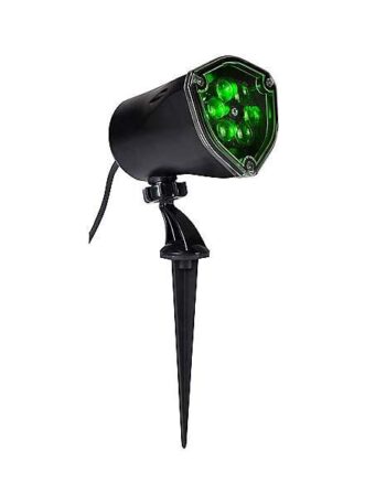 Whirl-A-Motion LED Green Spiders Projection Spot Light