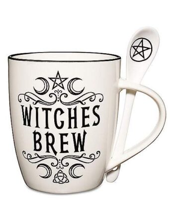 Witches Brew Mug with Spoon - 12 oz.