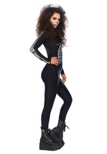 X-Ray Skeleton Catsuit Costume for Women