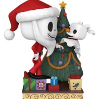 POP! Deluxe: Nightmare Before Christmas 30th Anniversary - Jack & Zero with Christmas Tree Vinyl Figure