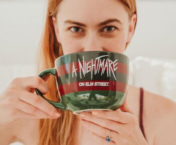 A Nightmare on Elm Street Freddy Krueger Sweater Claws Ceramic Soup Mug | 24-Ounce Bowl For Ice Cream, Cereal, Oatmeal | Large Coffee Cup For Espresso, Caffeine | Horror Movie Gifts and Collectibles