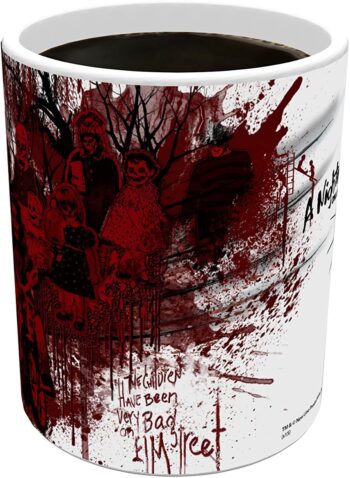 A Nightmare on Elm Street - The Children - One 11 oz Morphing Mugs Color Changing Heat Sensitive Ceramic Mug – Image Revealed When HOT Liquid Is Added!