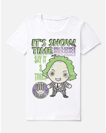 Beetlejuice It's Showtime Chibi T Shirt