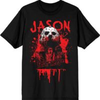 Bioworld Friday The 13th Jason Voorhees Men's Black Graphic T-Shirt