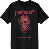 Bioworld Friday The 13th New Blood Jason Unmasked Men's Black T-Shirt