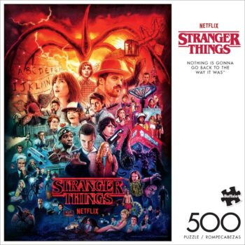 Buffalo Games - Stranger Things - Nothing is Gonna Go Back to The Way It was - 500 Piece Jigsaw Puzzle, 1.75 x 7.94 x 7.94 inches