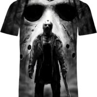 CHLOBLOM Jason Voorhees Costume Michael Myers Hoodie 3D Jacket Pullover Sweatshirt