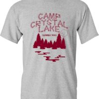 Camp Crystal Lake - Funny 80s Horror Movie Halloween T Shirt