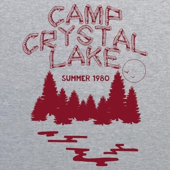 Camp Crystal Lake - Funny 80s Horror Movie Halloween T Shirt