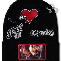 Chucky and Tiffany Hardware Cuff Beanie Hat