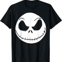 Disney The Nightmare Before Christmas Jack Skellington Face T-Shirt