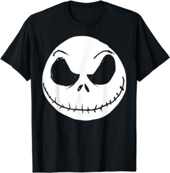 Disney The Nightmare Before Christmas Jack Skellington Face T-Shirt