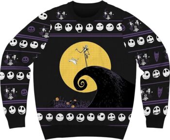 Disney The Nightmare Before Christmas Winter Holiday Christmas Sweater Licensed