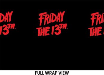 Friday The 13Th OFFICIAL Movie Logo 20 oz Travel Tumbler, Stainless Steel, Vacuum Insulated with Leak Resistant Slide-Lock Lid