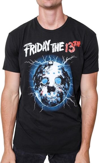 Friday The 13th Jason Hockey Mask Mens Adult T-Shirt