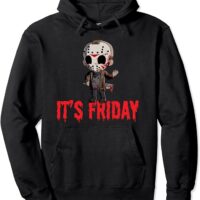 Funny Friday 13th Funny Halloween Horror Pullover Hoodie