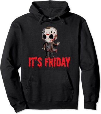 Funny Friday 13th Funny Halloween Horror Pullover Hoodie