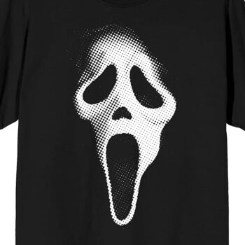 Ghostface Dithers Mask Men's Black T-Shirt