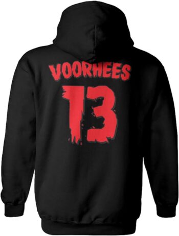 Haase Unlimited Slashers Voorhees 13 Jersey - Horror Movie Friday Unisex Hoodie Sweatshirt