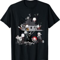 Horror Clubhouse In Park Halloween Costume Gift T-Shirt