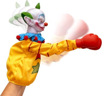 Horror Reachers Killer Klowns from Outer Space Shorty 13-Inch Boxing Puppet Toy | Retro '80s Horror Movie Collectibles