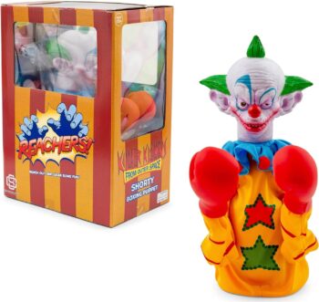 Horror Reachers Killer Klowns from Outer Space Shorty 13-Inch Boxing Puppet Toy | Retro '80s Horror Movie Collectibles