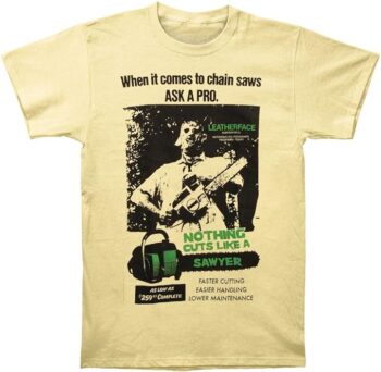 Impact Texas Chainsaw Massacre Cuts Like A Sawyer Men's Tee Banana