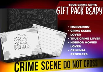 InnoBeta Serial Killer Gifts, True Crime Gifts, Gifts for Women, True Crime Fans, Unisex & Size Apron