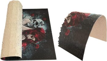 Jigsaw Wooden Puzzle 1000 Pieces for Adult - Skull and Girl Adults Kids Large Puzzle with Poster Ldeal for Game Toys Gift - 30" x 20"