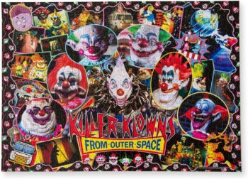 Killer Klowns from Outer Space Kollage B 1000-Piece Jigsaw Puzzle for Adults | 28 x 20 Inches