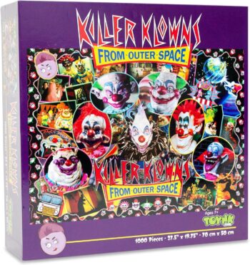 Killer Klowns from Outer Space Kollage B 1000-Piece Jigsaw Puzzle for Adults | 28 x 20 Inches