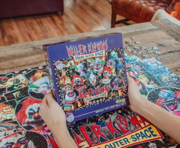 Killer Klowns from Outer Space Kollage B 1000-Piece Jigsaw Puzzle for Adults | 28 x 20 Inches