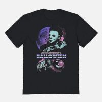 Michael Myers Vaporwave Moon T Shirt - Halloween