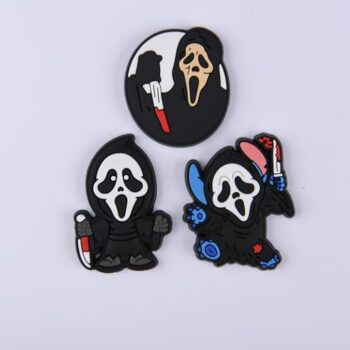 MoreDays Cartoon Skull shoes charms Fits Clog Decoration for Kids Men Women Wristband Bracelet Birthday Party Gifts